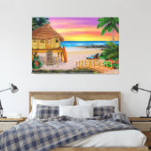 MEIN KLEINER GRASS SCHACK LEINWANDDRUCK (Insitu (Schlafzimmer))