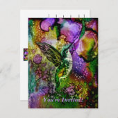 Mein kleiner Hummingvogel Einladung (Vorne/Hinten)