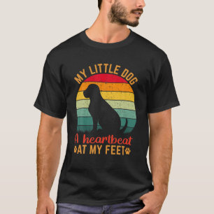 Mein kleiner Hund ist ein Herzschlag auf meinen kl T-Shirt
