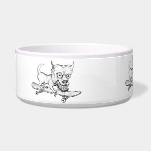 Mein kleiner lieblicher Hund - zeichnend Bleistift Napf