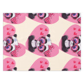 Mein kleiner niedlicher Panda Tischdecke (Vorderseite (Horizontal))