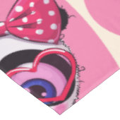 Mein kleiner niedlicher Panda Tischdecke (Schrägansicht)