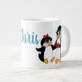 Mein kleiner Pinguin Jumbo-Tasse (Vorderseite Rechts)