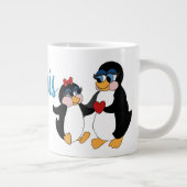 Mein kleiner Pinguin Jumbo-Tasse (Rechts)