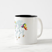 Mein kleiner Pony Traum Regenbogen Pegasus Zweifarbige Tasse (VorderseiteRechts)