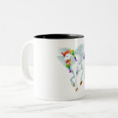Mein kleiner Pony Traum Regenbogen Pegasus Zweifarbige Tasse (Vorderseite Links)