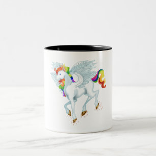 Mein kleiner Pony Traum Regenbogen Pegasus Zweifarbige Tasse