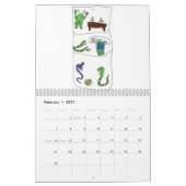 Mein kleiner Pythonschlangekalender Kalender (Feb 2027)