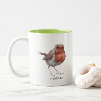 "Mein kleiner Robin" zwei tonte Tasse