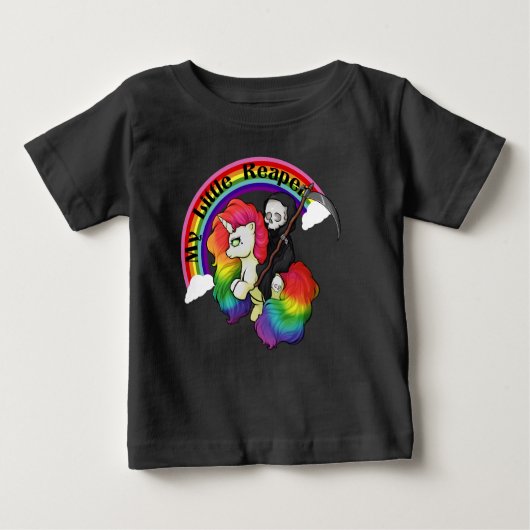 Mein kleiner Sensenmann Baby T-shirt (Vorderseite)
