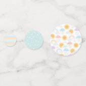 Mein kleiner Sonnenschein Rainbows & Clouds Confet Konfetti (Rückseiten)