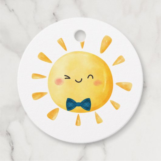 Mein kleiner Sonnenschein zum ersten Geburtstag Geschenkanhänger (Vorderseite)