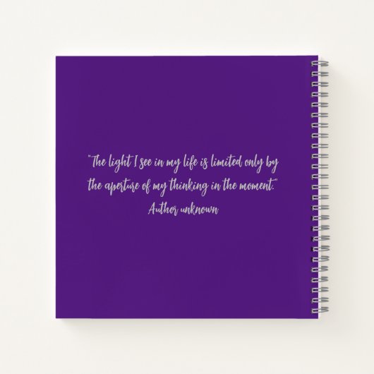 Mein kleines Buch Gratitudes. (Rückseite)