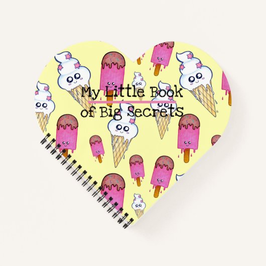 Mein kleines Buch mit großen Geheimnissen, Eiskrem (Vorderseite)