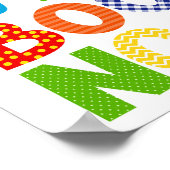 Mein kleines Buchnook Lesekornposter Poster (Ecke)