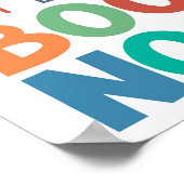 Mein kleines Buchnook Lesekornposter Poster (Ecke)