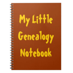 Mein kleines Genealogy-Notebook Notizblock