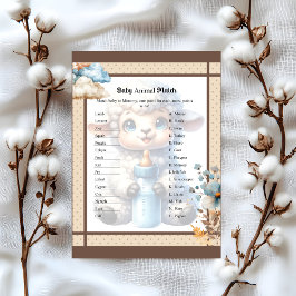 Mein kleines Lamb_ Baby Tiermatte Briefbogen