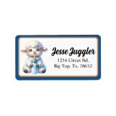 Mein kleines Lamm Adressaufkleber (Vorne)