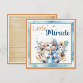 Mein kleines Lamm Dankeskarte (Vorne/Hinten)