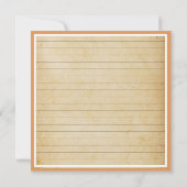 Mein kleines Lamm Dankeskarte (Rückseite)