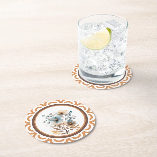 Mein kleines Lamm Runder Pappuntersetzer (Vor Ort)