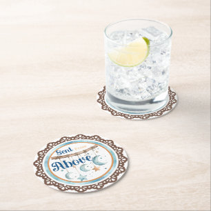 Mein kleines Lamm Runder Pappuntersetzer