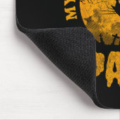 Mein kleines Monster hat eine scharfe Katze Mousepad (Ecke)