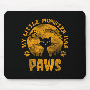 Mein kleines Monster hat eine scharfe Katze Mousepad
