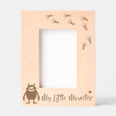 Mein kleines Monster - Portrait Geätzte Rahmen (Vorderseite)