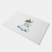 Mein kleines niedliches Einhorn Fußmatte (Schrägansicht)