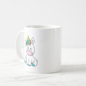 Mein kleines niedliches Einhorn Kaffeetasse (Vorderseite Links)