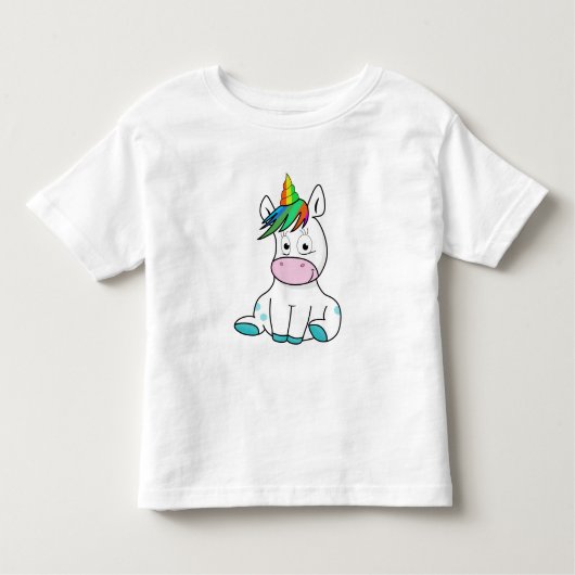 Mein kleines niedliches Einhorn Kleinkind T-shirt (Vorderseite)