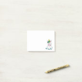 Mein kleines niedliches Einhorn Post-it Klebezettel (Auf Schreibtisch)