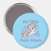 Mein kleines Panikattacken-Einhorn Magnet (Vorderseite/Rückseite)
