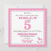 Mein kleines Pony-Einladungs-Quadrat 5 Einladung (Rückseite)