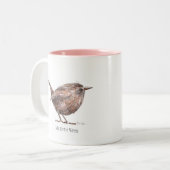 Mein kleines WrenTwo tonte Tasse (Vorderseite Links)