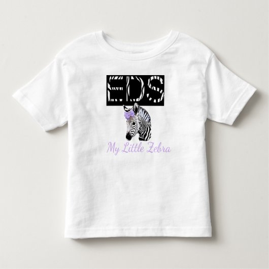 Mein kleines Zebra EDS Ehler-Danlos Sydrome-Shirt Kleinkind T-shirt (Vorderseite)