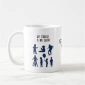 "Mein Kleinkind ist mein Cardio - Funny Parent Wor Kaffeetasse (Links)