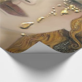 Mein Klimt Serie: Gold Geschenkpapier (Ecke)