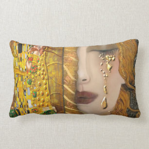 Mein Klimt Serie: Gold Lendenkissen