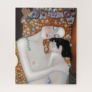 Mein Klimt Serie: Mutter u. Kind Puzzle