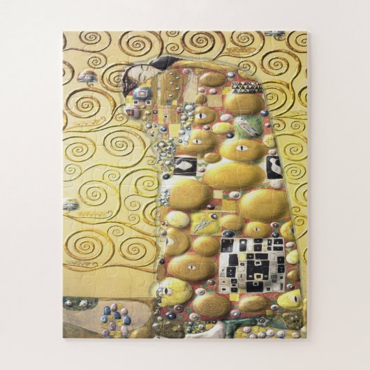 Mein Klimt Serie: Umarmung Puzzle (Vertikal)