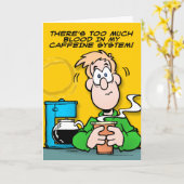 Mein Koffeinsystem Karte (Gelbe Blume)