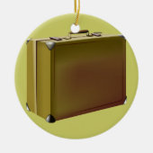 Mein Koffer wird verpackt! Keramik Ornament (Vorne)