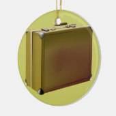 Mein Koffer wird verpackt! Keramik Ornament (Links)