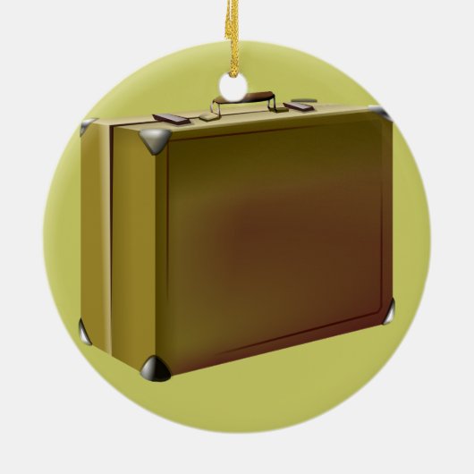 Mein Koffer wird verpackt! Keramik Ornament (Hinten)