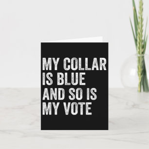 Mein Kollar ist blau, und dasselbe gilt für meine Karte