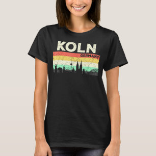 Mein Köln Skyline Deutschland Zuhause City Souveni T-Shirt