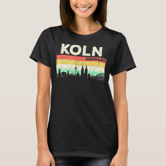 Mein Köln Skyline Deutschland Zuhause City Souveni T-Shirt